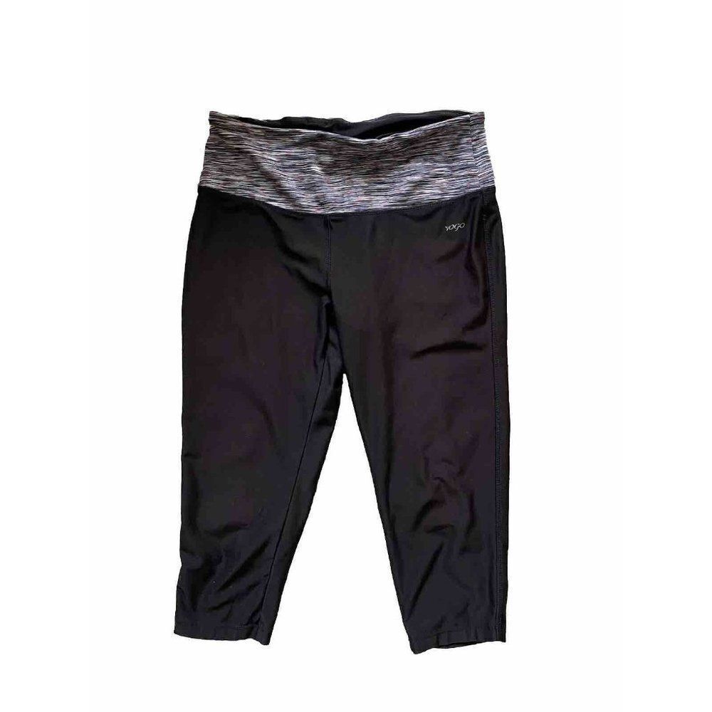 Yogo Leggings Athletics Cropped Small Black Red White Small